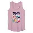 thumbnail image 1 of Disney Classics - All-Time Favorites - Pinocchio, Peter Pan, Simba, & White Rabbit - Women's Racerback Tank Top, 1 of 4