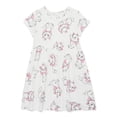 thumbnail image 1 of Disney Marie Aristocats Girls Allover Print Dress, Sizes 4-12, 1 of 6