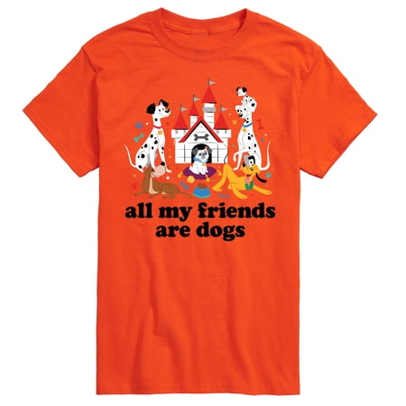 Disney Classics - Cats & Dogs - All My Friends Are Dogs - Men's Short Sleeve Graphic T-Shirt