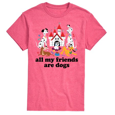 Disney Classics - Cats & Dogs - All My Friends Are Dogs - Men's Short Sleeve Graphic T-Shirt