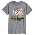 thumbnail image 1 of Disney Classics - Cats & Dogs - All My Friends Are Dogs - Men's Short Sleeve Graphic T-Shirt, 1 of 5