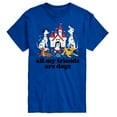 thumbnail image 1 of Disney Classics - Cats & Dogs - All My Friends Are Dogs - Men's Short Sleeve Graphic T-Shirt, 1 of 5