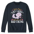 thumbnail image 1 of Disney Classics - Cats & Dogs - Cat Lady Like Its A Bad Thing - Men's Crew Neck Fleece Pullover, 1 of 5