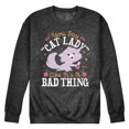 thumbnail image 1 of Disney Classics - Cats & Dogs - Cat Lady Like Its A Bad Thing - Men's Crew Neck Fleece Pullover, 1 of 5