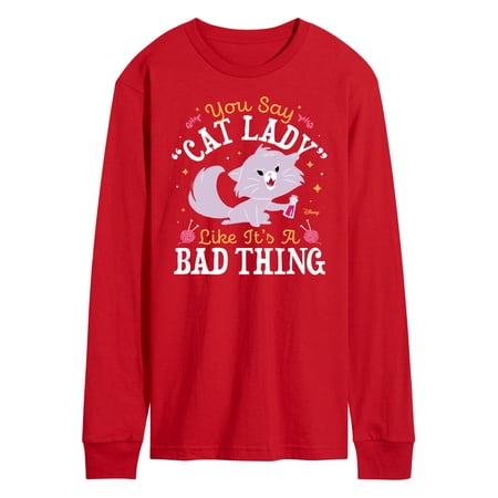 Disney - Cats & Dogs Men's Long Sleeve Graphic T-Shirt