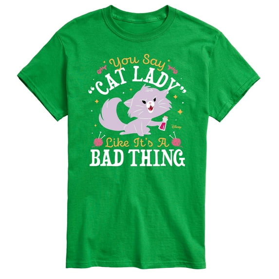 Disney Classics - Cats & Dogs - Cat Lady Like Its A Bad Thing - Men's Short Sleeve Graphic T-Shirt