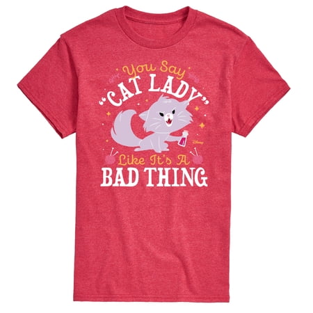 Disney Classics - Cats & Dogs - Cat Lady Like Its A Bad Thing - Men's Short Sleeve Graphic T-Shirt