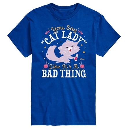 Disney Classics - Cats & Dogs - Cat Lady Like Its A Bad Thing - Men's Short Sleeve Graphic T-Shirt