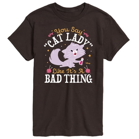 Disney Classics - Cats & Dogs - Cat Lady Like Its A Bad Thing - Men's Short Sleeve Graphic T-Shirt