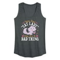 thumbnail image 1 of Disney Classics - Cats & Dogs - Cat Lady Like Its A Bad Thing - Women's Racerback Tank Top, 1 of 5
