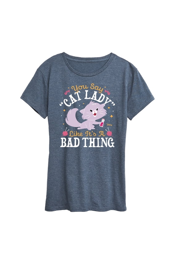 Classics - Cats & Dogs - Cat Lady Like Its A Bad Thing - Women's Short Sleeve Graphic T-Shirt