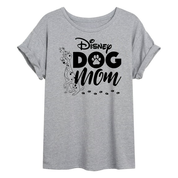 Disney - Dog Mom - Juniors Oversized T-Shirt