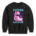 thumbnail image 1 of Disney Classics - Cats & Dogs - Future Cat Lady - Toddler And Youth Crewneck Fleece Sweatshirt, 1 of 5