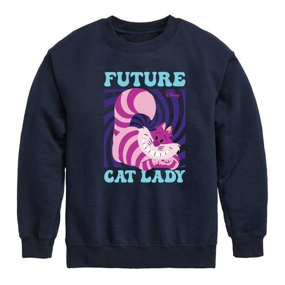 Disney Classics - Cats & Dogs - Future Cat Lady - Toddler And Youth Crewneck Fleece Sweatshirt