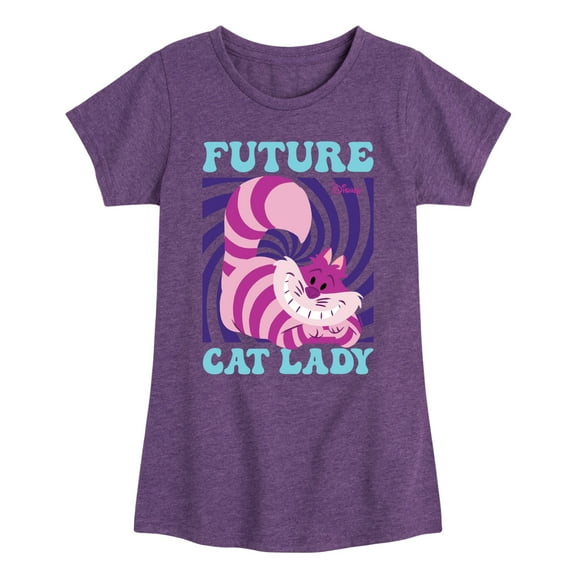 Disney Classics - Cats & Dogs - Future Cat Lady  - Toddler And Youth Girls Short Sleeve Graphic T-Shirt
