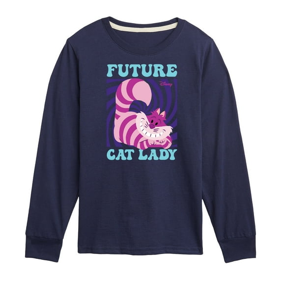 Disney Classics - Cats & Dogs - Future Cat Lady - Toddler And Youth Long Sleeve Graphic T-Shirt