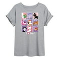 thumbnail image 1 of Disney Classics - Cats & Dogs - Grid Of Assorted Cats  - Women's Oversized T-Shirt, 1 of 5