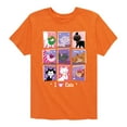 thumbnail image 1 of Disney Classics - Cats & Dogs - Grid Of Assorted Cats - Toddler And Youth Short Sleeve Graphic T-Shirt, 1 of 5
