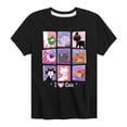 thumbnail image 1 of Disney Classics - Cats & Dogs - Grid Of Assorted Cats - Toddler And Youth Short Sleeve Graphic T-Shirt, 1 of 5