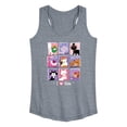 thumbnail image 1 of Disney Classics - Cats & Dogs - Grid Of Assorted Cats - Women's Racerback Tank Top, 1 of 5