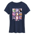 thumbnail image 1 of Disney Classics - Cats & Dogs - Grid Of Assorted Cats - Women's Short Sleeve Graphic T-Shirt, 1 of 5