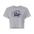 thumbnail image 1 of Disney Classics - Cats & Dogs - I Want All The Disney Dogs  - Juniors Cropped Cotton Blend T-Shirt, 1 of 5