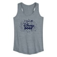 thumbnail image 1 of Disney Classics - Cats & Dogs - I Want All The Disney Dogs - Women's Racerback Tank Top, 1 of 5
