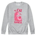 thumbnail image 1 of Disney Classics - Cats & Dogs - My Cat Is Magical - Men's Crew Neck Fleece Pullover, 1 of 5