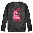 thumbnail image 1 of Disney Classics - Cats & Dogs - My Cat Is Magical - Men's Crew Neck Fleece Pullover, 1 of 5