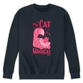 thumbnail image 1 of Disney Classics - Cats & Dogs - My Cat Is Magical - Men's Crew Neck Fleece Pullover, 1 of 5