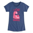 thumbnail image 1 of Disney Classics - Cats & Dogs - My Cat Is Magical  - Toddler And Youth Girls Short Sleeve Graphic T-Shirt, 1 of 5