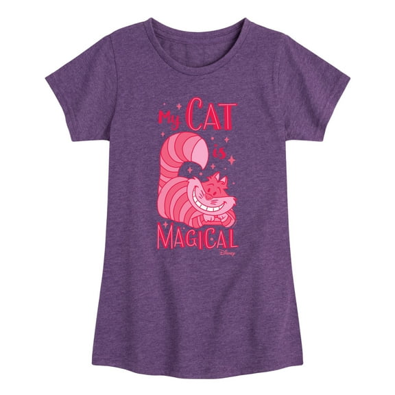 Disney Classics - Cats & Dogs - My Cat Is Magical - Toddler And Youth Girls Short Sleeve Graphic T-Shirt