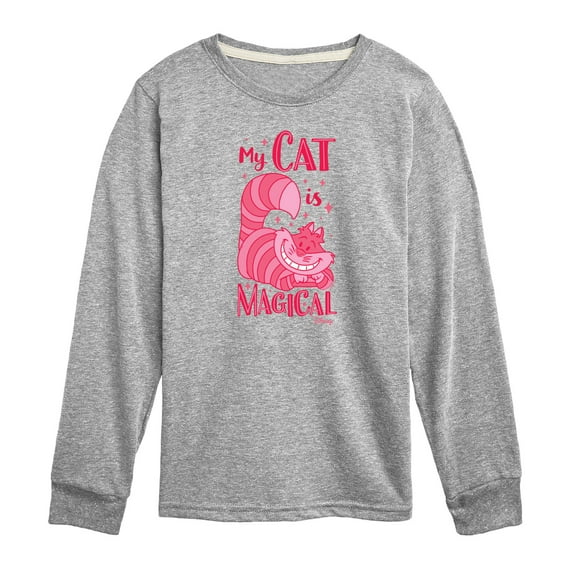 Disney Classics - Cats & Dogs - My Cat Is Magical - Toddler And Youth Long Sleeve Graphic T-Shirt
