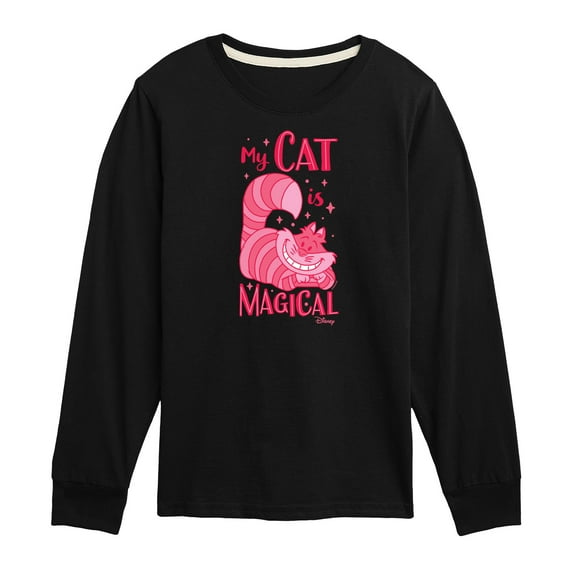 Disney Classics - Cats & Dogs - My Cat Is Magical - Toddler And Youth Long Sleeve Graphic T-Shirt
