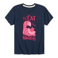 thumbnail image 1 of Disney Classics - Cats & Dogs - My Cat Is Magical - Toddler And Youth Short Sleeve Graphic T-Shirt, 1 of 5