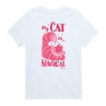 thumbnail image 1 of Disney Classics - Cats & Dogs - My Cat Is Magical - Toddler And Youth Short Sleeve Graphic T-Shirt, 1 of 5