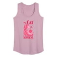 thumbnail image 1 of Disney Classics - Cats & Dogs - My Cat Is Magical - Women's Racerback Tank Top, 1 of 5