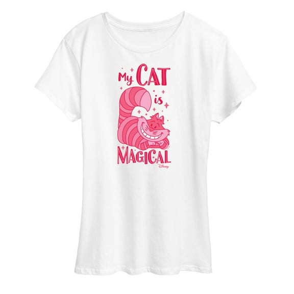 Disney Classics - Cats & Dogs - My Cat Is Magical - Women's Short Sleeve Graphic T-Shirt