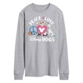 thumbnail image 1 of Disney Classics - Cats & Dogs - Peace Love Disney Dogs - Men's Long Sleeve T-Shirt, 1 of 5