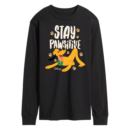 Disney Classics - Cats & Dogs - Stay Pawsitive - Men's Long Sleeve T-Shirt