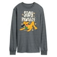 thumbnail image 1 of Disney Classics - Cats & Dogs - Stay Pawsitive - Men's Long Sleeve T-Shirt, 1 of 5