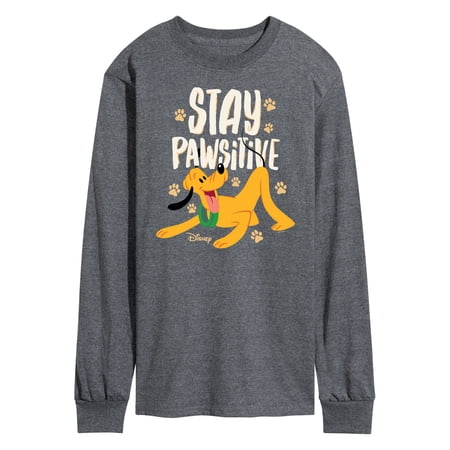 Disney Classics - Cats & Dogs - Stay Pawsitive - Men's Long Sleeve T-Shirt