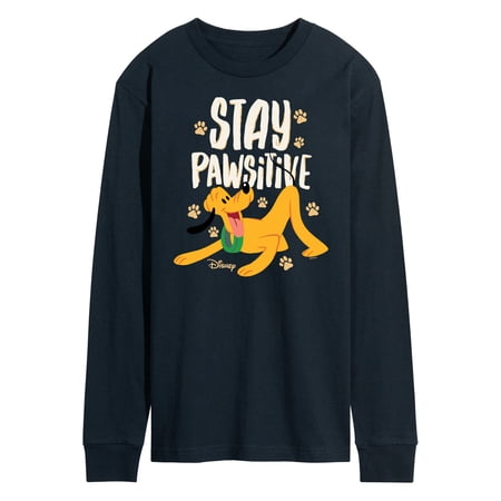 Disney Classics - Cats & Dogs - Stay Pawsitive - Men's Long Sleeve T-Shirt