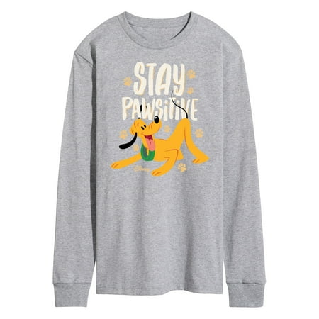 Disney Classics - Cats & Dogs - Stay Pawsitive - Men's Long Sleeve T-Shirt