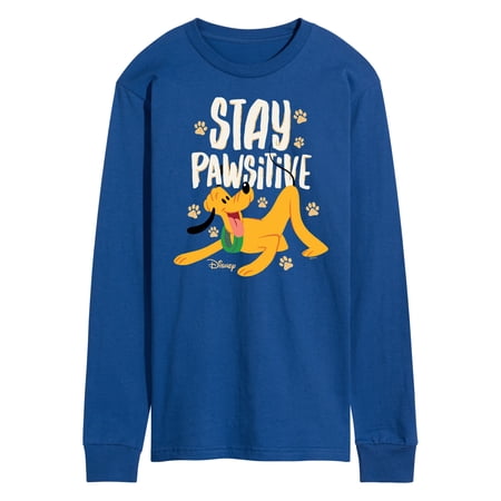 Disney Classics - Cats & Dogs - Stay Pawsitive - Men's Long Sleeve T-Shirt