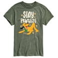 thumbnail image 1 of Disney Classics - Cats & Dogs - Stay Pawsitive - Men's Short Sleeve Graphic T-Shirt, 1 of 4