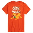 thumbnail image 1 of Disney Classics - Cats & Dogs - Stay Pawsitive - Men's Short Sleeve Graphic T-Shirt, 1 of 4