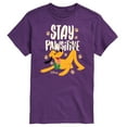 thumbnail image 1 of Disney Classics - Cats & Dogs - Stay Pawsitive - Men's Short Sleeve Graphic T-Shirt, 1 of 3