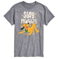 thumbnail image 1 of Disney Classics - Cats & Dogs - Stay Pawsitive - Men's Short Sleeve Graphic T-Shirt, 1 of 4