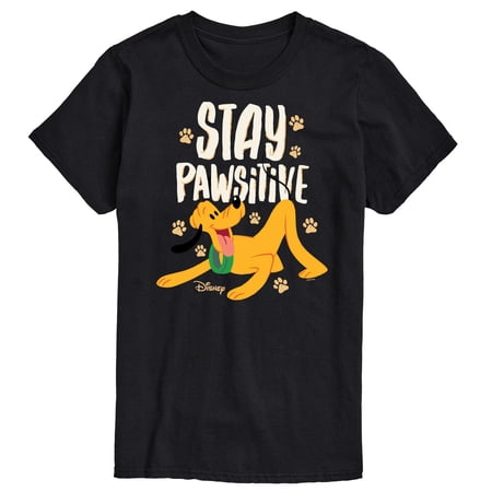 Disney Classics - Cats & Dogs - Stay Pawsitive - Men's Short Sleeve Graphic T-Shirt